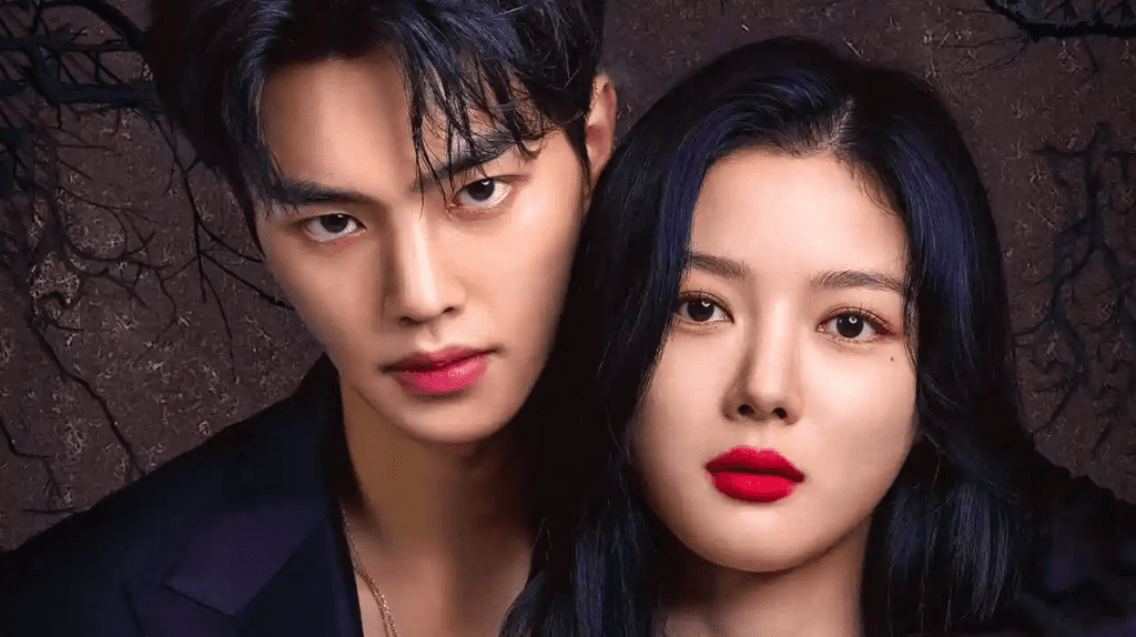 The Ultimate List of 50 Memorable Korean Drama You Can’t Miss (2026 K-Drama Ranking) Korean drama official poster featuring male and female lead actors dark romantic concept