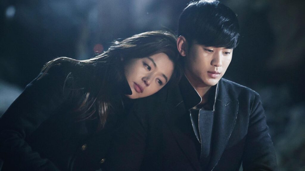 My Love From Another Star romantic scene featuring Do Min Joon and Cheon Song Yi