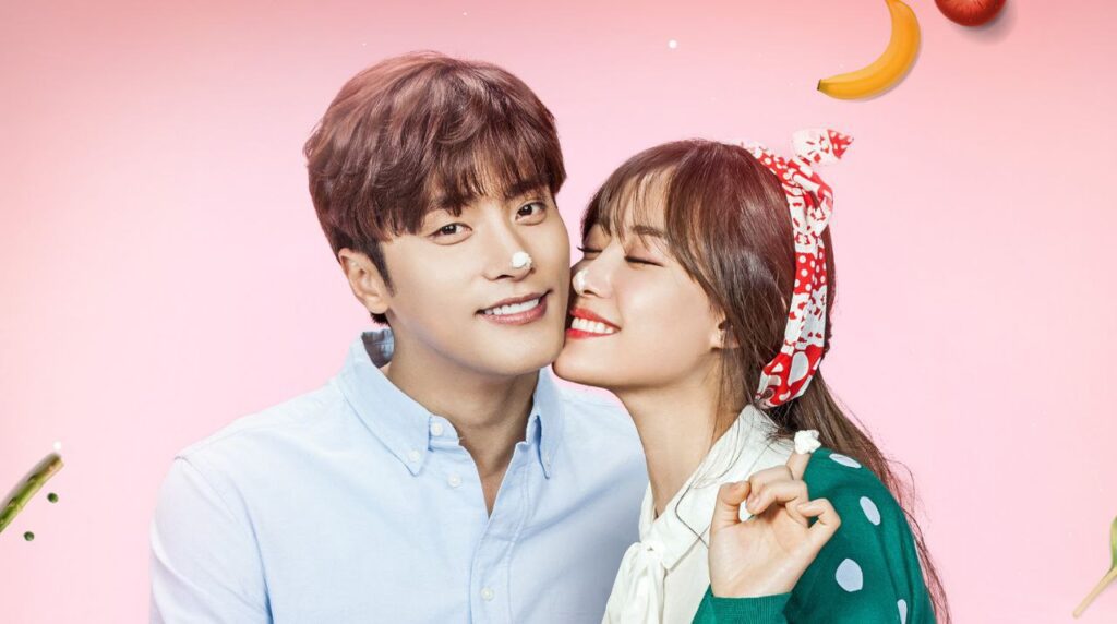 My Secret Romance romantic promotional poster featuring Cha Jin Wook and Lee Yoo Mi