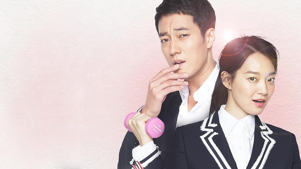 Main couple promotional poster from the Korean drama Oh My Venus featuring the lead characters