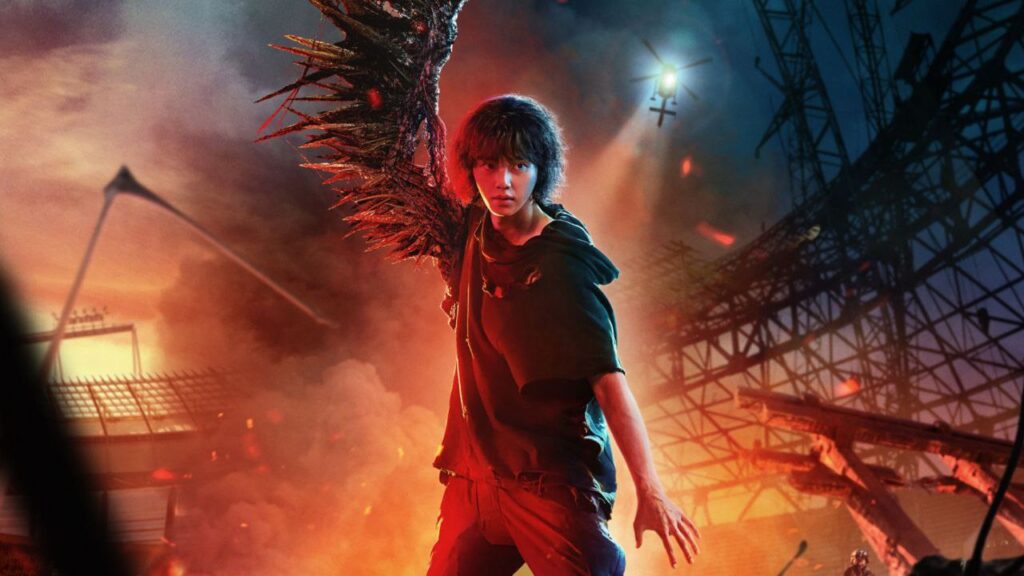 Sweet Home action scene featuring Cha Hyun Soo during monster transformation